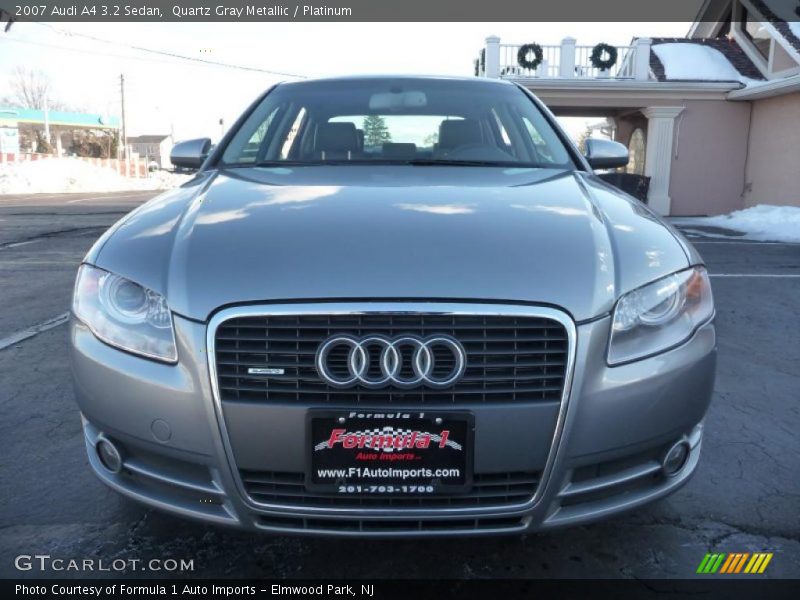 Quartz Gray Metallic / Platinum 2007 Audi A4 3.2 Sedan
