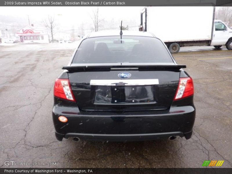 Obsidian Black Pearl / Carbon Black 2009 Subaru Impreza WRX Sedan