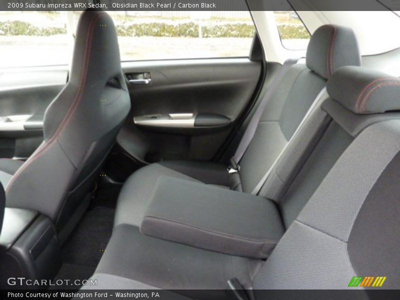  2009 Impreza WRX Sedan Carbon Black Interior