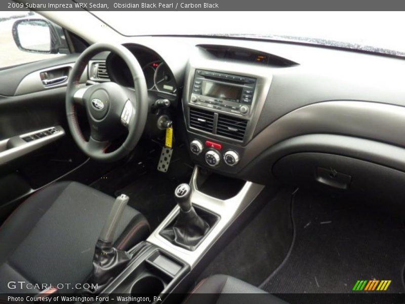  2009 Impreza WRX Sedan Carbon Black Interior