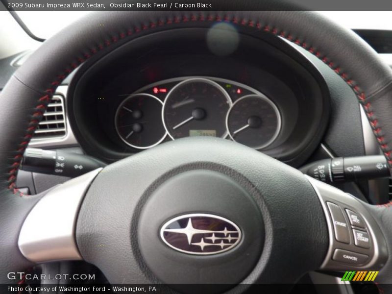 Obsidian Black Pearl / Carbon Black 2009 Subaru Impreza WRX Sedan
