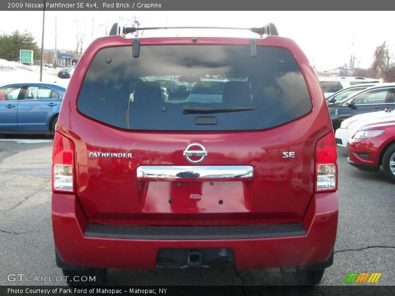 Red Brick / Graphite 2009 Nissan Pathfinder SE 4x4