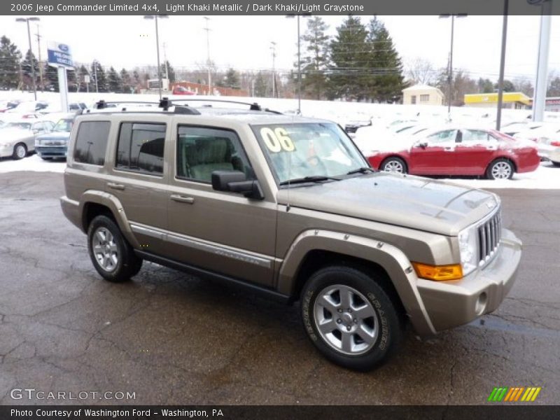 Light Khaki Metallic / Dark Khaki/Light Graystone 2006 Jeep Commander Limited 4x4
