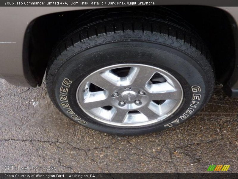 Light Khaki Metallic / Dark Khaki/Light Graystone 2006 Jeep Commander Limited 4x4
