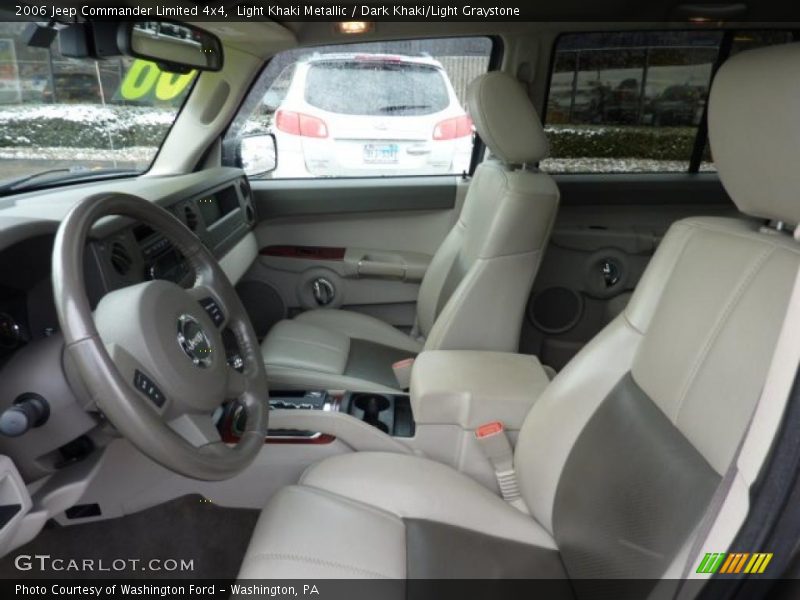Light Khaki Metallic / Dark Khaki/Light Graystone 2006 Jeep Commander Limited 4x4