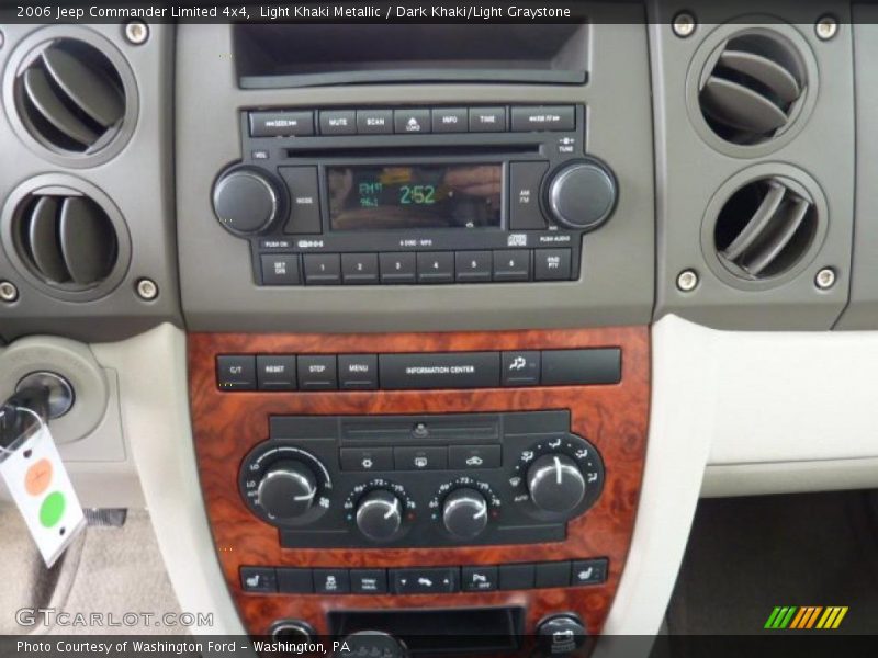 Light Khaki Metallic / Dark Khaki/Light Graystone 2006 Jeep Commander Limited 4x4