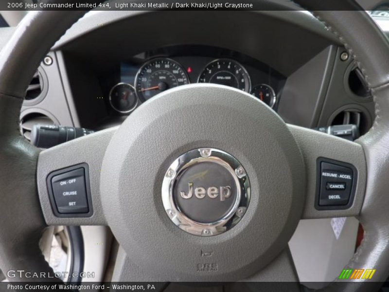 Light Khaki Metallic / Dark Khaki/Light Graystone 2006 Jeep Commander Limited 4x4