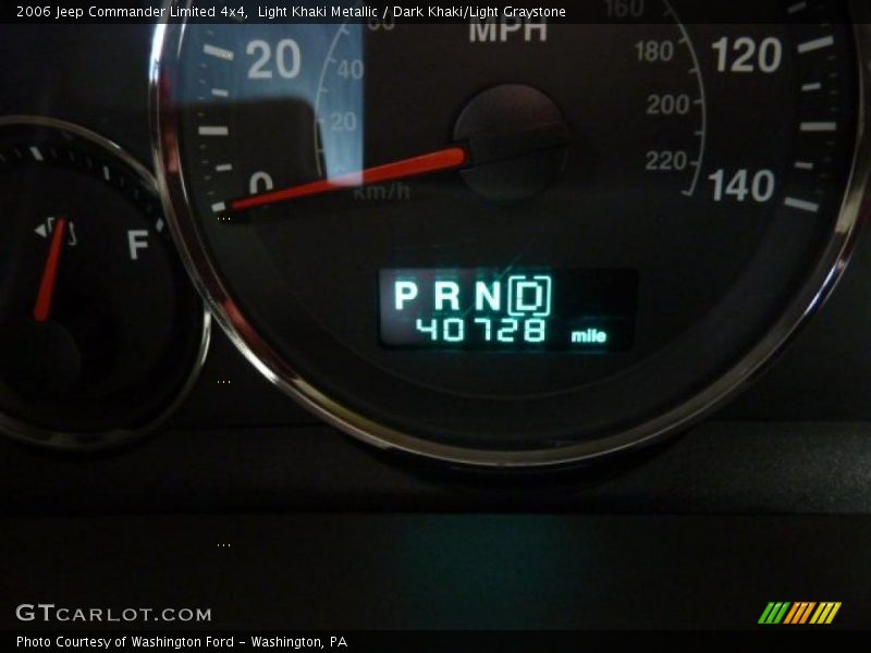 Light Khaki Metallic / Dark Khaki/Light Graystone 2006 Jeep Commander Limited 4x4