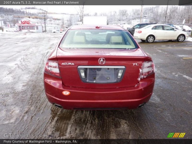 Moroccan Red Pearl / Parchment 2007 Acura TL 3.2