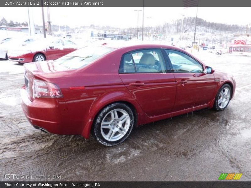 Moroccan Red Pearl / Parchment 2007 Acura TL 3.2