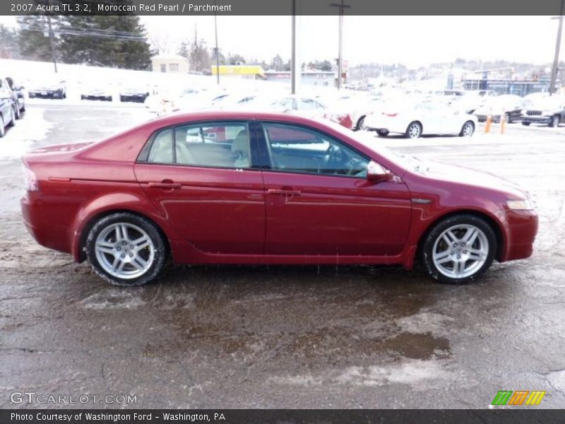 Moroccan Red Pearl / Parchment 2007 Acura TL 3.2