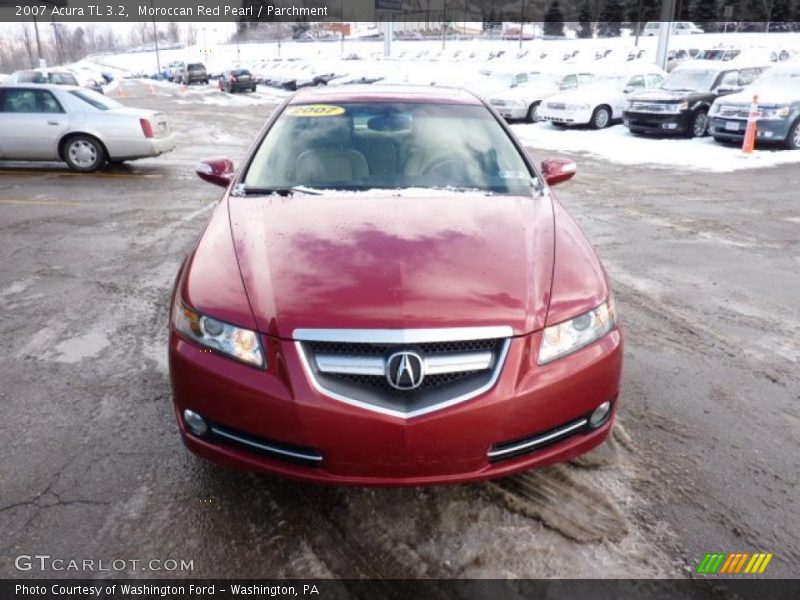 Moroccan Red Pearl / Parchment 2007 Acura TL 3.2