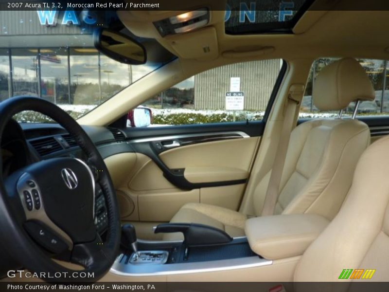 Moroccan Red Pearl / Parchment 2007 Acura TL 3.2