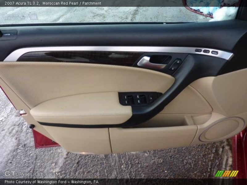 Moroccan Red Pearl / Parchment 2007 Acura TL 3.2