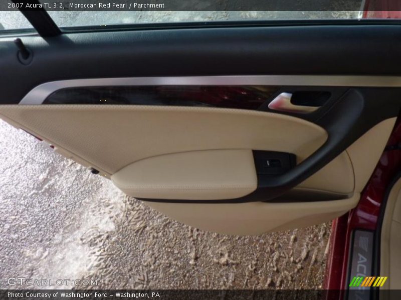 Moroccan Red Pearl / Parchment 2007 Acura TL 3.2
