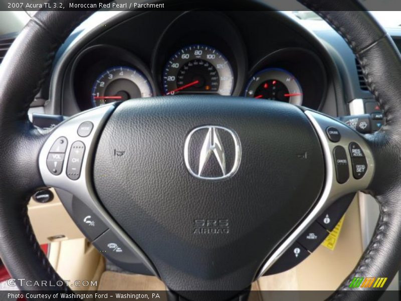 Moroccan Red Pearl / Parchment 2007 Acura TL 3.2