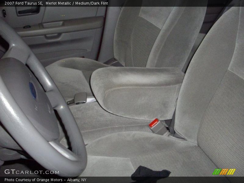 Merlot Metallic / Medium/Dark Flint 2007 Ford Taurus SE