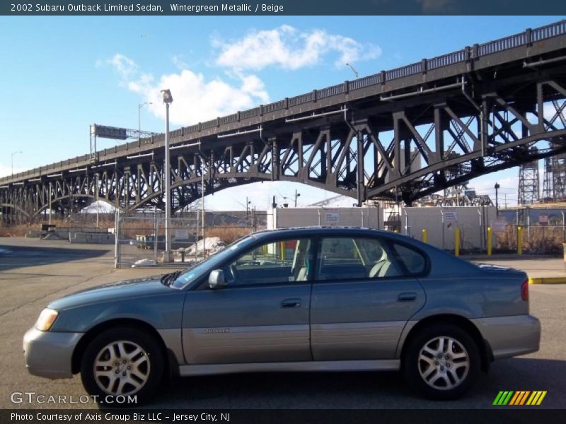 Wintergreen Metallic / Beige 2002 Subaru Outback Limited Sedan