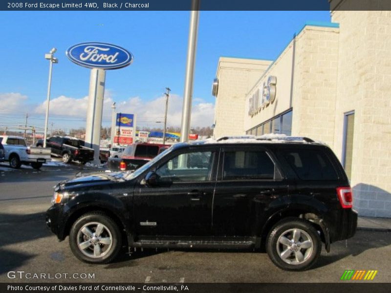 Black / Charcoal 2008 Ford Escape Limited 4WD