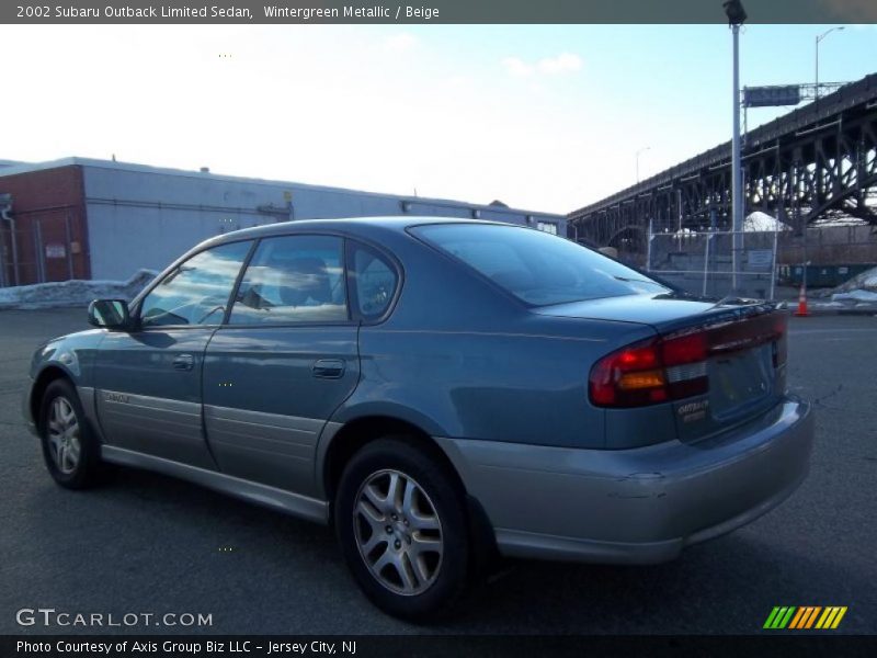 Wintergreen Metallic / Beige 2002 Subaru Outback Limited Sedan