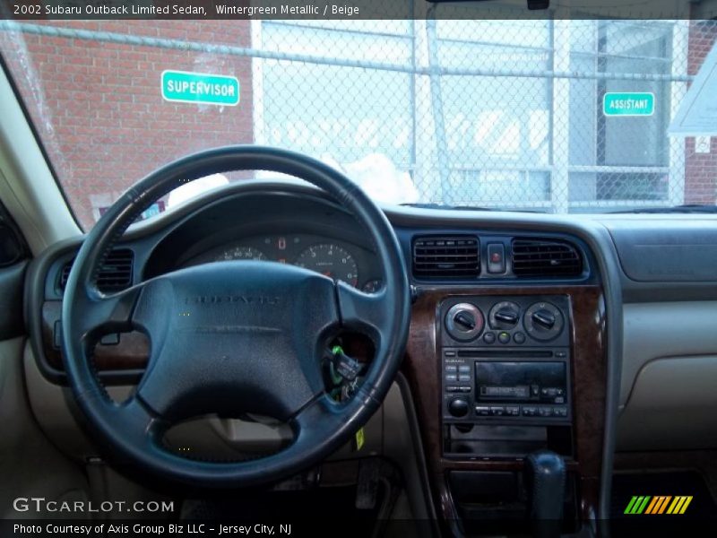 Wintergreen Metallic / Beige 2002 Subaru Outback Limited Sedan