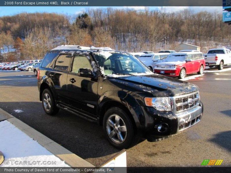 Black / Charcoal 2008 Ford Escape Limited 4WD