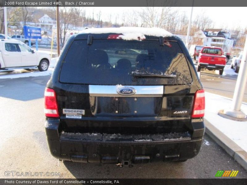 Black / Charcoal 2008 Ford Escape Limited 4WD