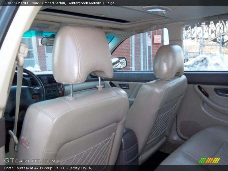 Wintergreen Metallic / Beige 2002 Subaru Outback Limited Sedan