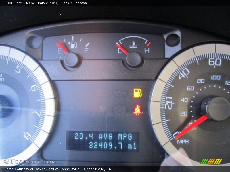 Black / Charcoal 2008 Ford Escape Limited 4WD
