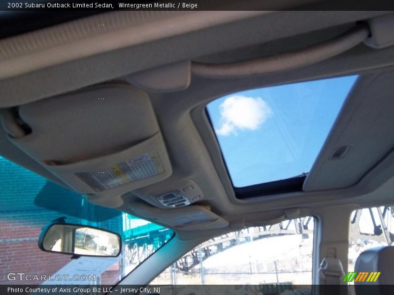 Wintergreen Metallic / Beige 2002 Subaru Outback Limited Sedan