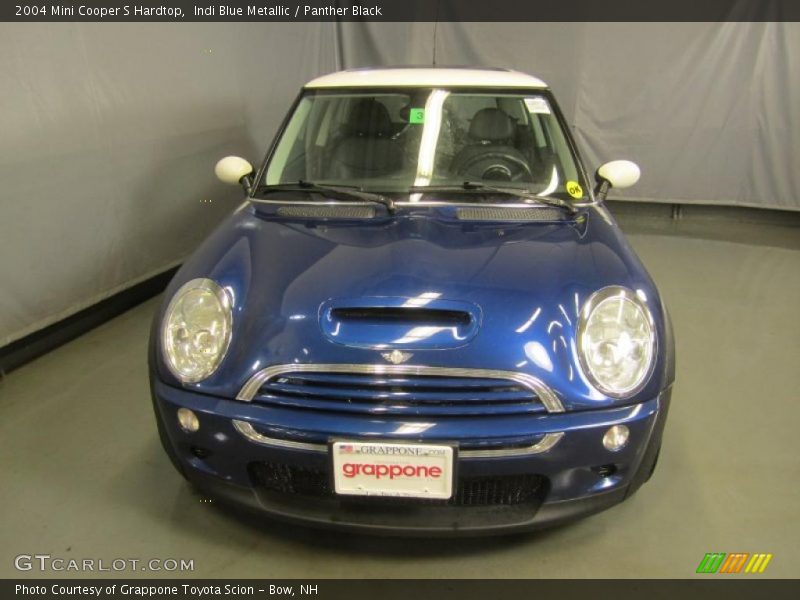 Indi Blue Metallic / Panther Black 2004 Mini Cooper S Hardtop