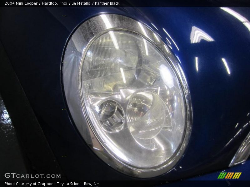 Indi Blue Metallic / Panther Black 2004 Mini Cooper S Hardtop