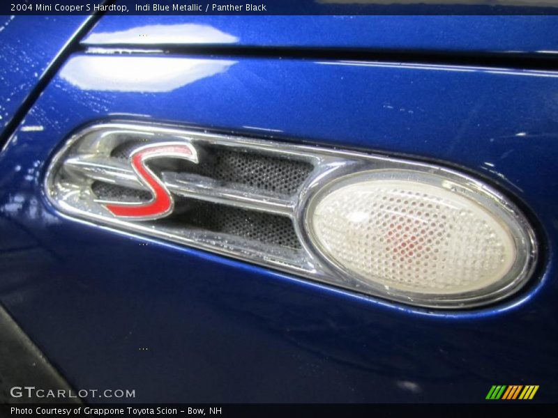 Indi Blue Metallic / Panther Black 2004 Mini Cooper S Hardtop