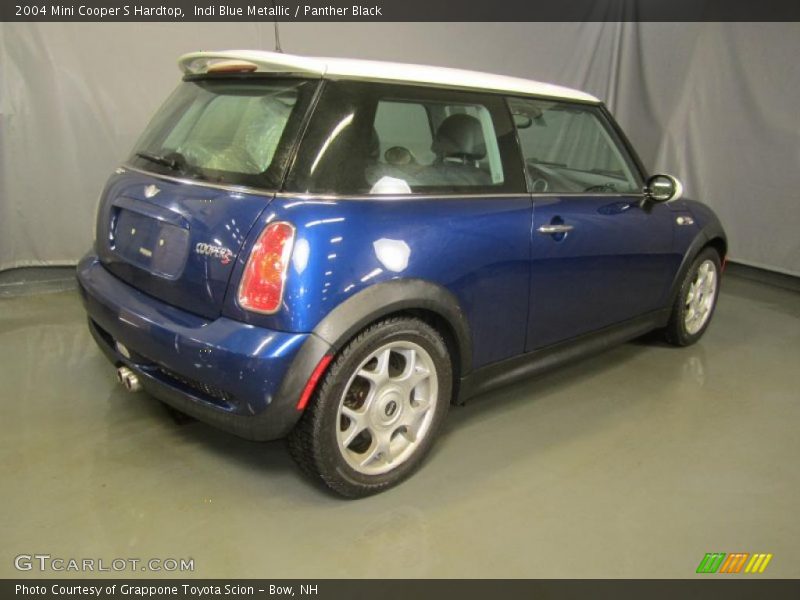 Indi Blue Metallic / Panther Black 2004 Mini Cooper S Hardtop