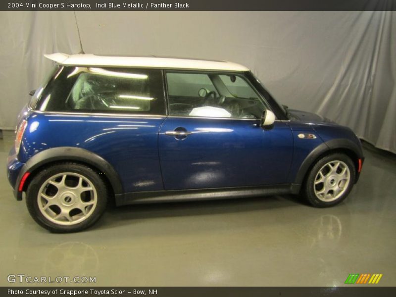 Indi Blue Metallic / Panther Black 2004 Mini Cooper S Hardtop