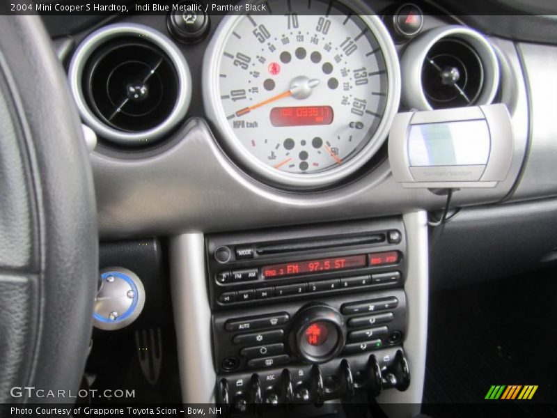 Indi Blue Metallic / Panther Black 2004 Mini Cooper S Hardtop