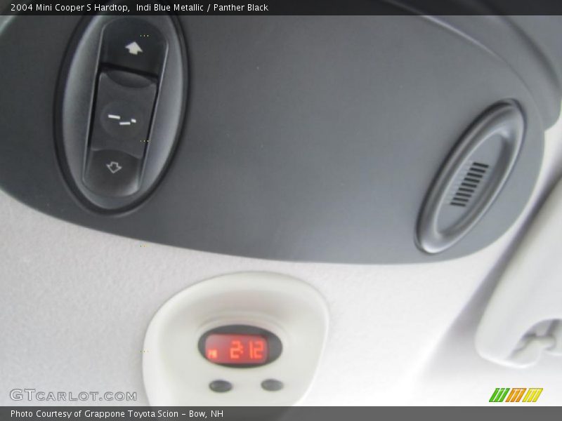Indi Blue Metallic / Panther Black 2004 Mini Cooper S Hardtop