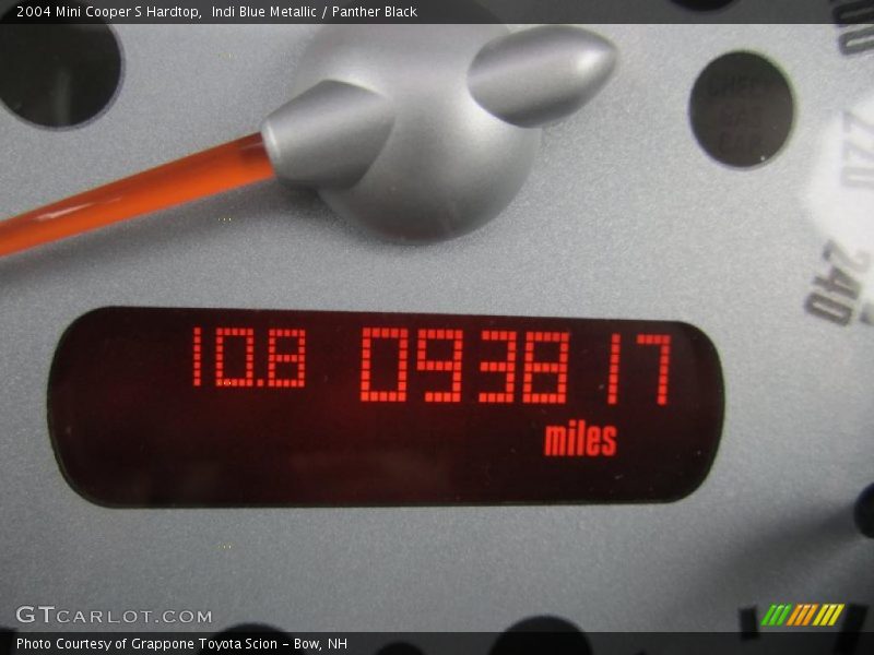 Indi Blue Metallic / Panther Black 2004 Mini Cooper S Hardtop