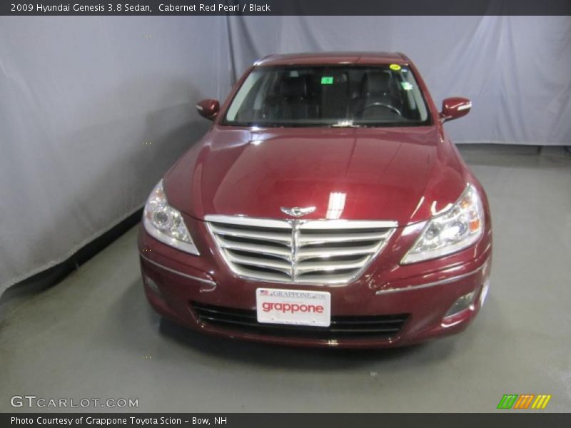 Cabernet Red Pearl / Black 2009 Hyundai Genesis 3.8 Sedan