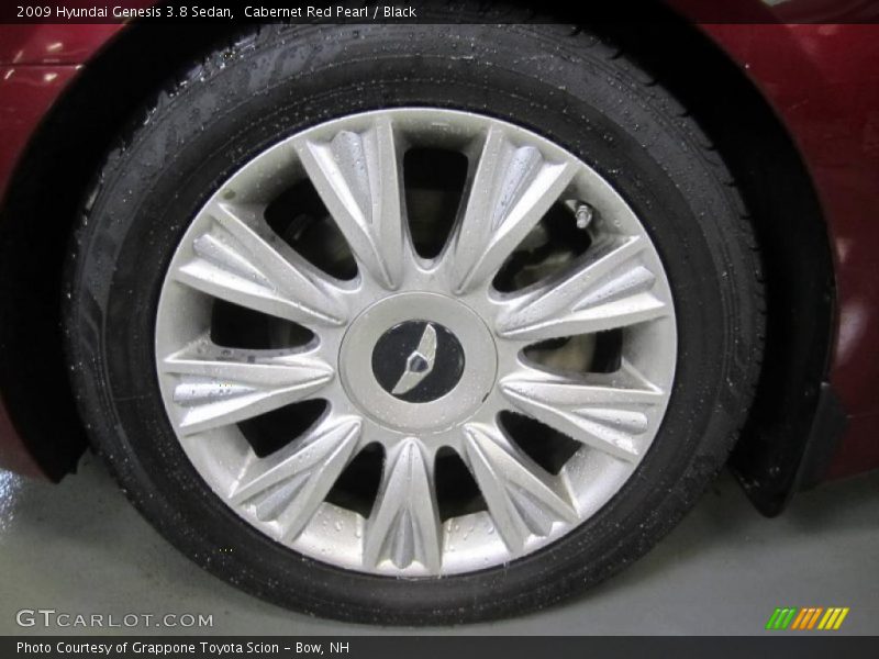 Cabernet Red Pearl / Black 2009 Hyundai Genesis 3.8 Sedan