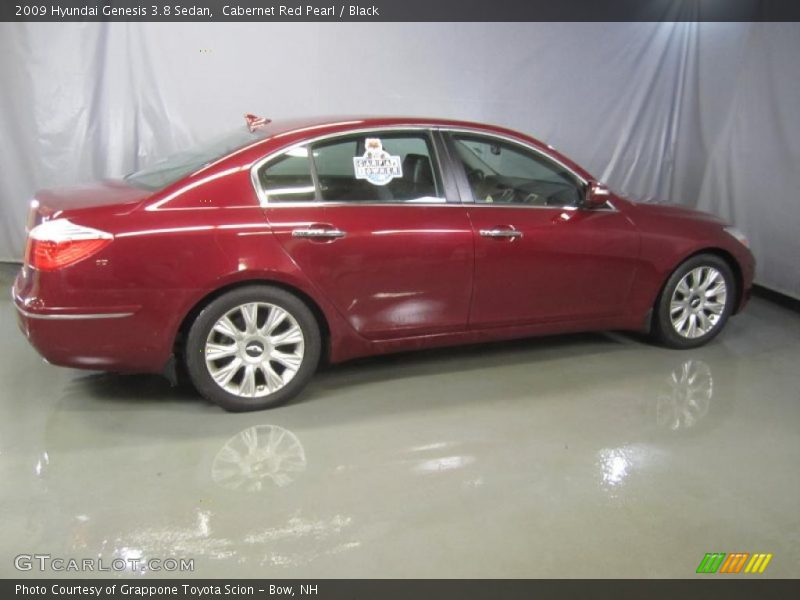 Cabernet Red Pearl / Black 2009 Hyundai Genesis 3.8 Sedan