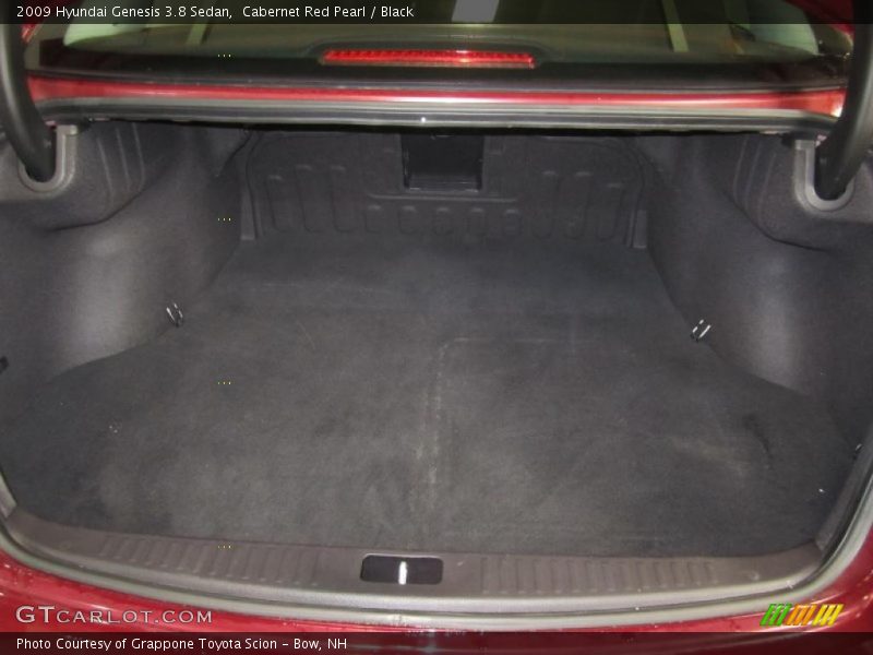 Cabernet Red Pearl / Black 2009 Hyundai Genesis 3.8 Sedan
