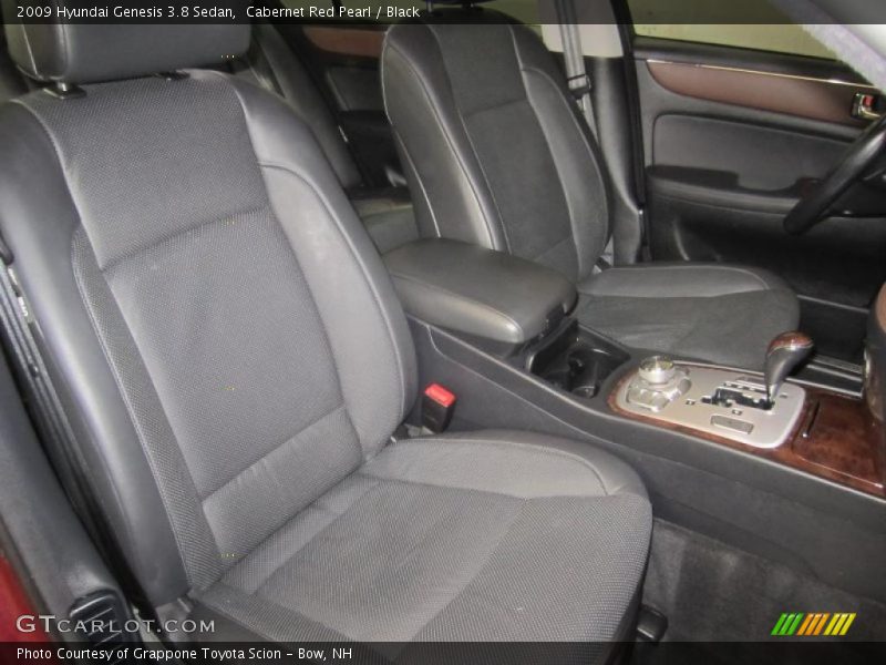 Cabernet Red Pearl / Black 2009 Hyundai Genesis 3.8 Sedan
