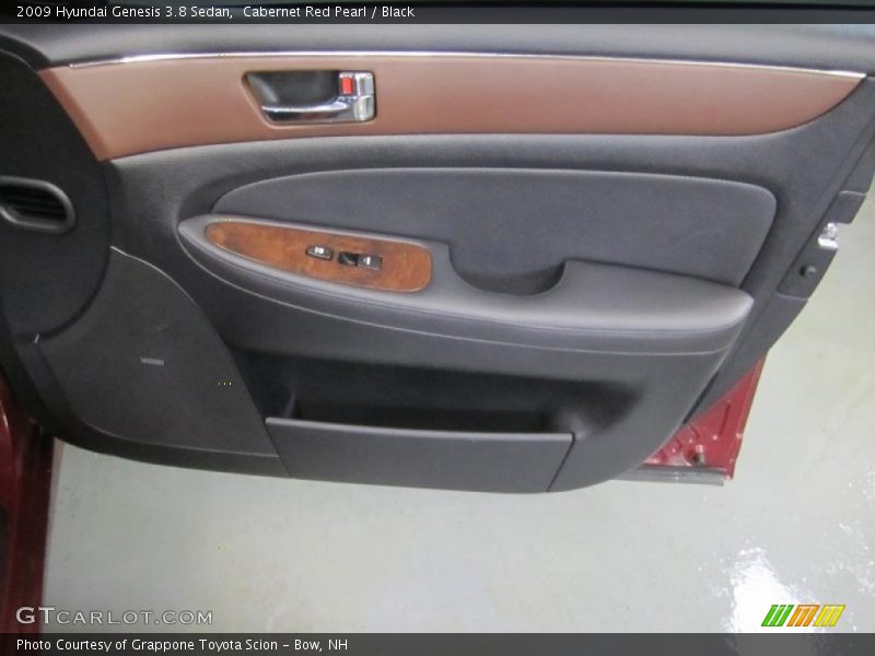 Cabernet Red Pearl / Black 2009 Hyundai Genesis 3.8 Sedan