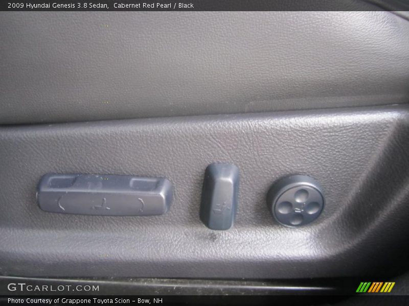 Cabernet Red Pearl / Black 2009 Hyundai Genesis 3.8 Sedan