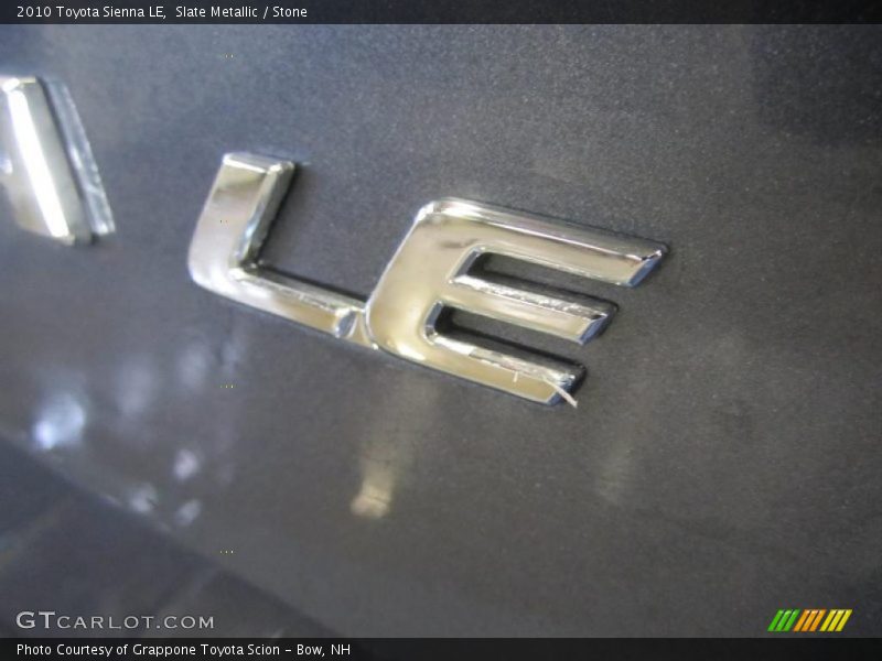 Slate Metallic / Stone 2010 Toyota Sienna LE