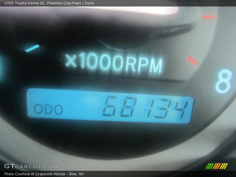 Phantom Gray Pearl / Stone 2005 Toyota Sienna LE