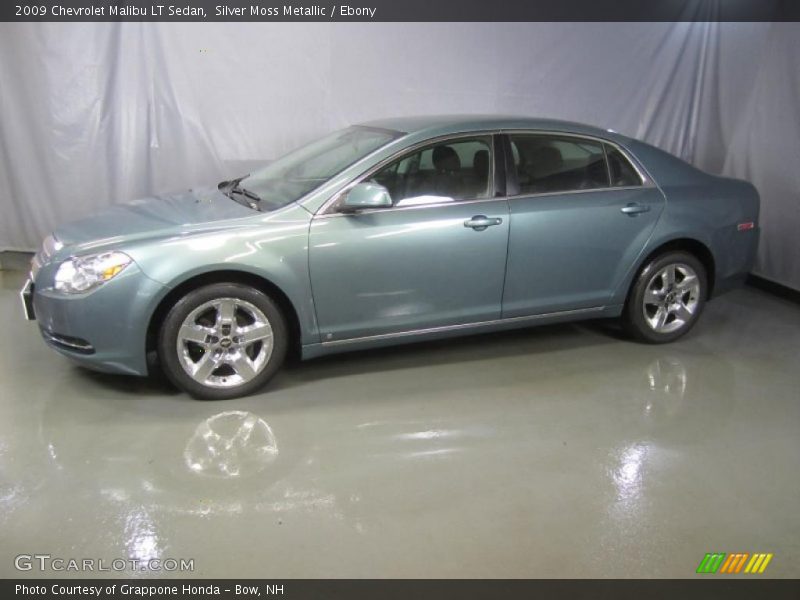 Silver Moss Metallic / Ebony 2009 Chevrolet Malibu LT Sedan