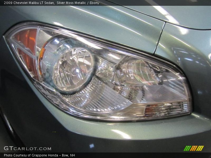 Silver Moss Metallic / Ebony 2009 Chevrolet Malibu LT Sedan