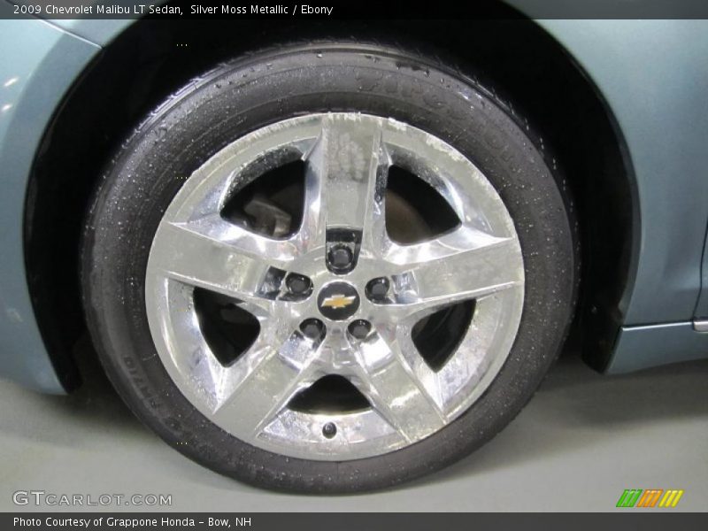 Silver Moss Metallic / Ebony 2009 Chevrolet Malibu LT Sedan